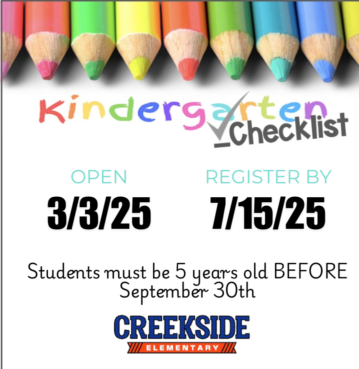  Kinder Registration