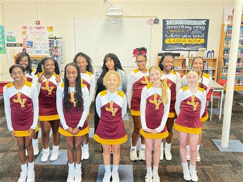 Sideline cheerleaders 