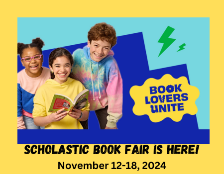  Scholastic Book Fair, November 12-18, Links to News Story