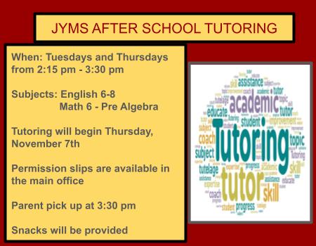  Tutoring information